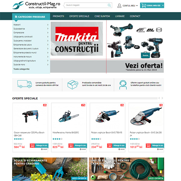 constructii-mag implementare ecommerce romania magazin online