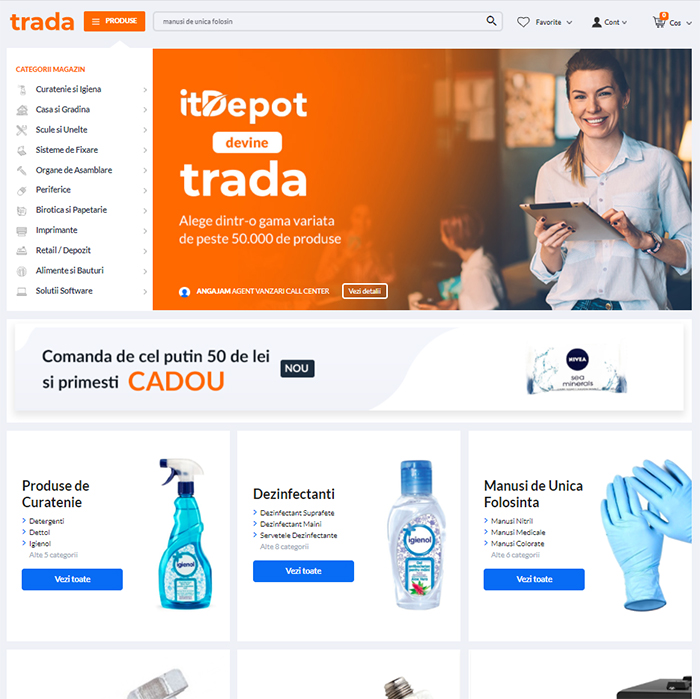 trada marketplace beneficii magazin online