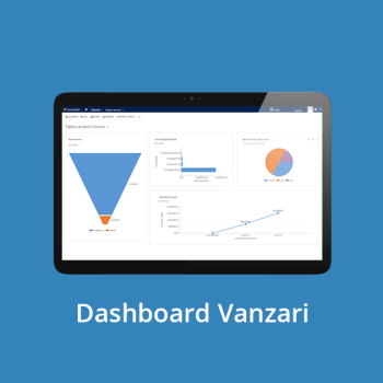 CRM online - Dashboard Vanzari