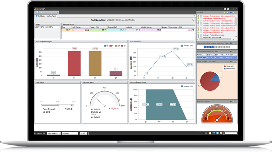 erp distributie productie servicii retail ecommerce