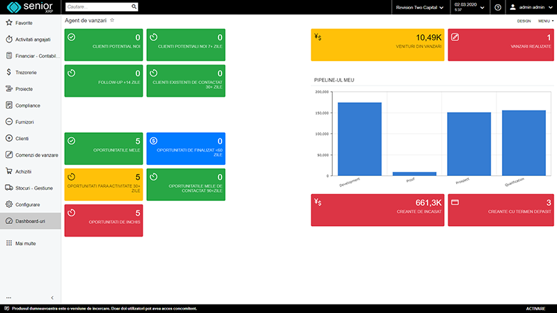 portal B2b - Agent vanzari integrare cu sistem erp